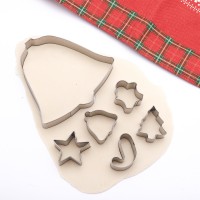 Amazon Bestseller Stainless Steel Baking Tool DIY 2020 Cookie Cutter Christmas Set