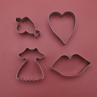 Factory Wholesale Baking Tools Wedding Biscuit Cutter Stainless Steel Cookie Cutter