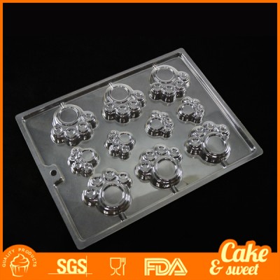 High quality plastic chocolate candy mold chocolate moulds