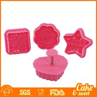 Custom Plastic fondant plunger cutter cake decourating tools