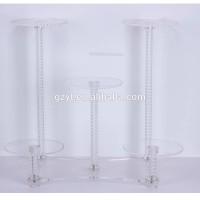 5-tier Round shaped acrylic cake stand/wedding stand