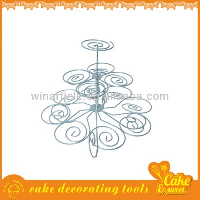 Unique cupcake holder stainless steel cake stand