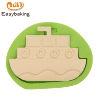 3D Boat  Shape Cake Decorating Tools Baking Mold Fondant Silicone Mold