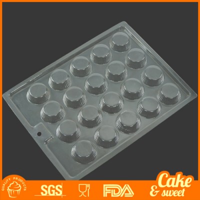 2017 best selling plastic chocolate mold, candy mold for baking, cake, and ice tray