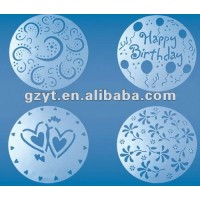 plastic cake stencil cake decoration tools