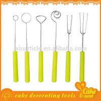 Easter and Valentine's Day cake decorating tools fondant chocolate fork