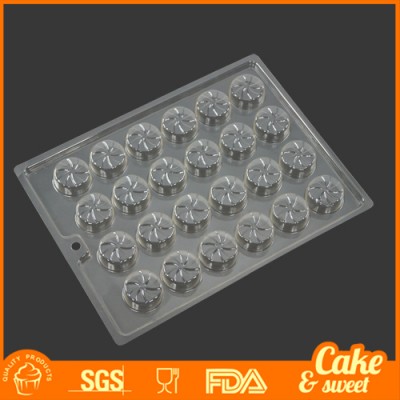 Factory price cute plastic chocolate mold